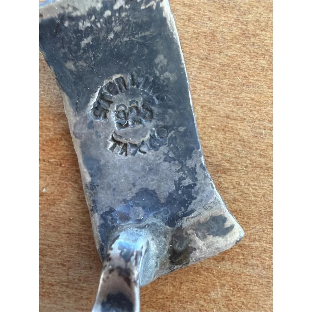 Vintage 925 Sterling Silver Figural Cocktail Picks – Man, Drum, Blanket‎ & House